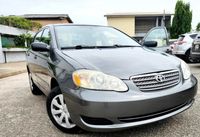 Silver colour clean Toyota Corolla 
