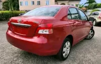 Red Toyota Yaris 