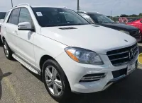 White Clean Mercedes Benz 
