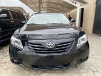 Toyota Camry 2008 Clean black sedan with petrol engine & automatic transmission, spacious interior, fuel efficient, and very reliable. Buy & Drive.