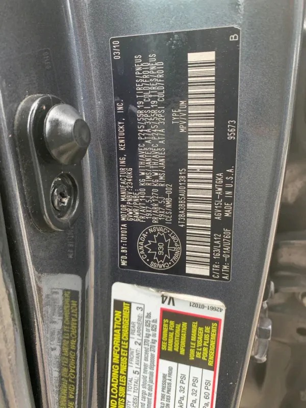 Thumbnail 5 of 2010 Toyota Venza