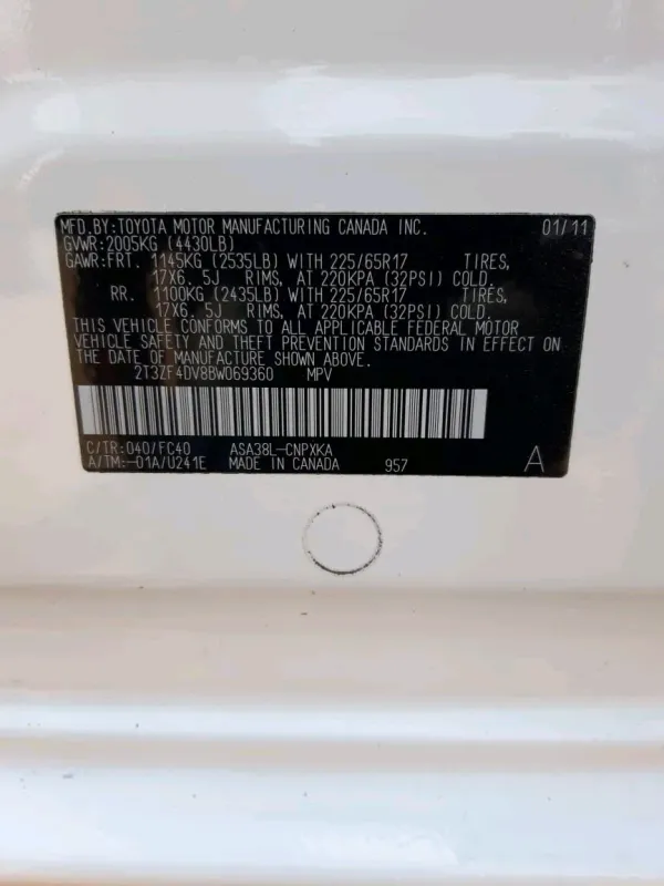Thumbnail 8 of 2011 TOYOTA RAV4