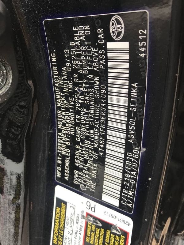 Thumbnail 6 of 2014 Toyota Camry LE